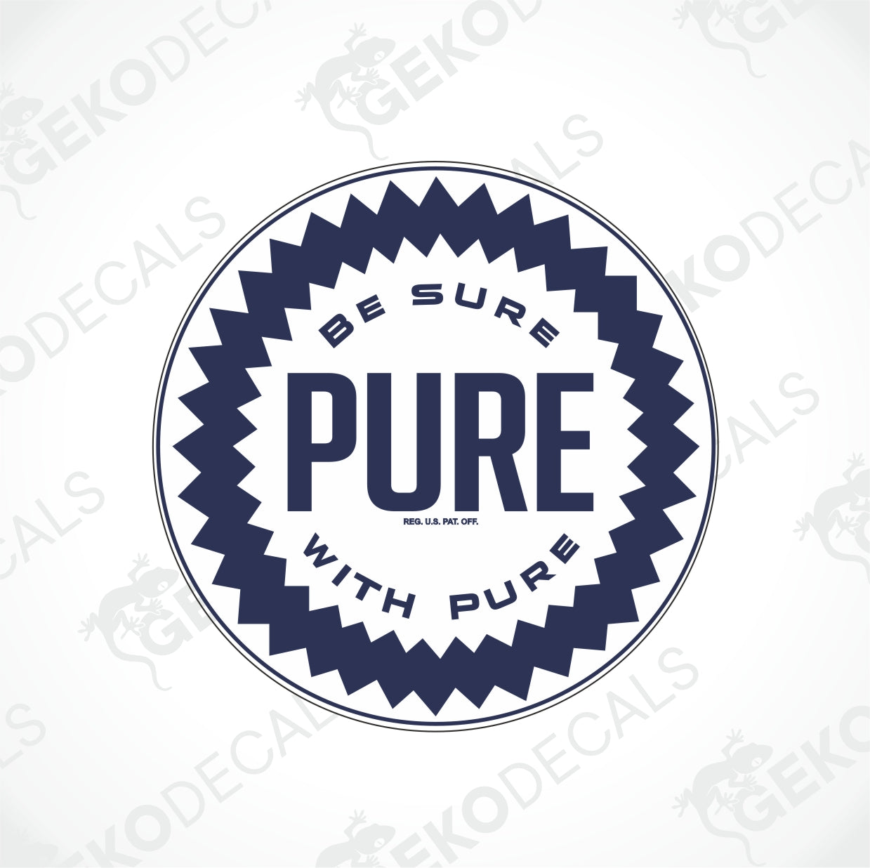 BE SURE PURE WITH PURE