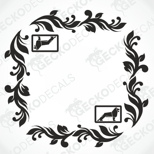 MAN SIDE WINDOW DECALS