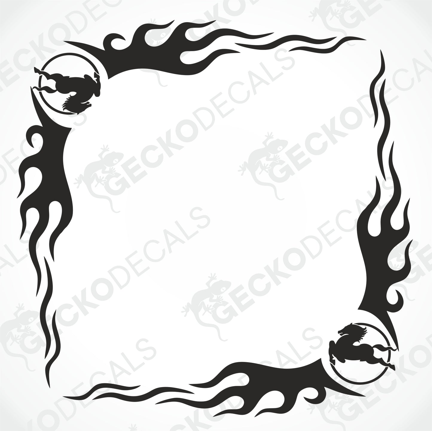 IVECO TRIBAL SIDE WINDOW DECALS