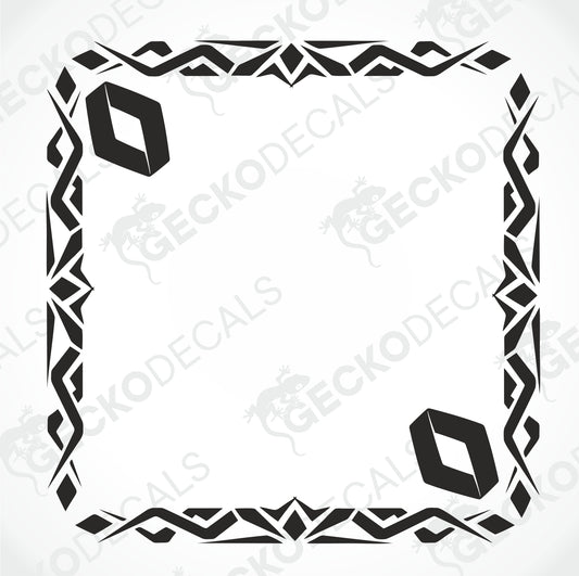 RENAULT TRIBAL SIDE WINDOW DECALS