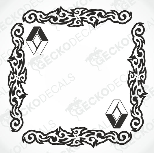 RENAULT TIBAL SIDE WINDOW DECALS