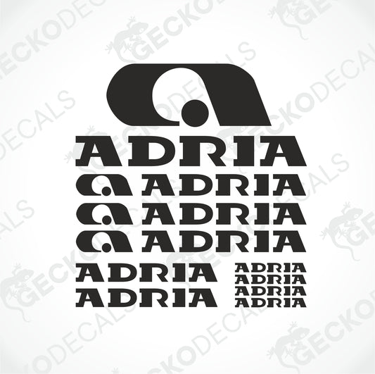 ADRIA CARAVAN LOGO SET