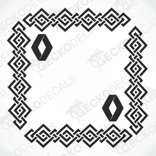 RENAULT SIDE WINDOW DECALS