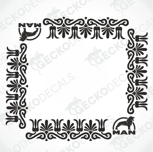 MAN SIDE WINDOW DECALS