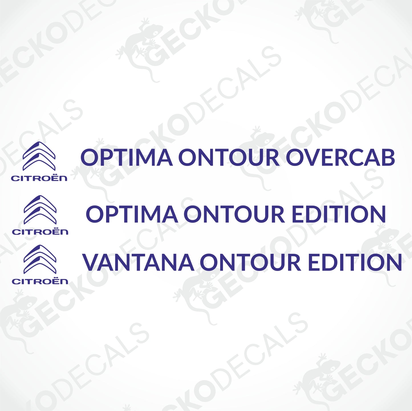 CITROEN/OPTIMA ONTOUR OVERCAB/OPTIMA ONTOUR EDITION/VANTANA ONTOUR EDITION