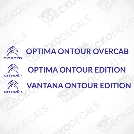 CITROEN/OPTIMA ONTOUR OVERCAB/OPTIMA ONTOUR EDITION/VANTANA ONTOUR EDITION