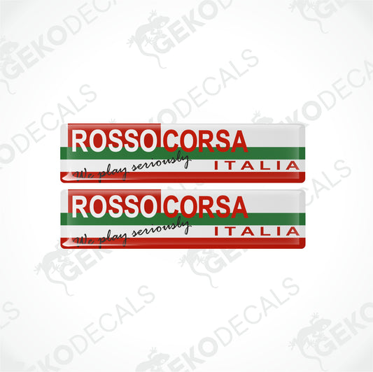 ROSSO CORSA ITALIA WE PLAY SERIOUSLY