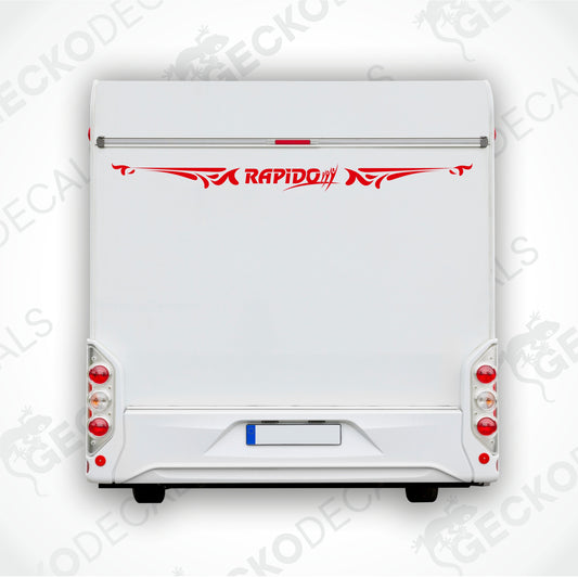 RAPIDO REAR DECAL