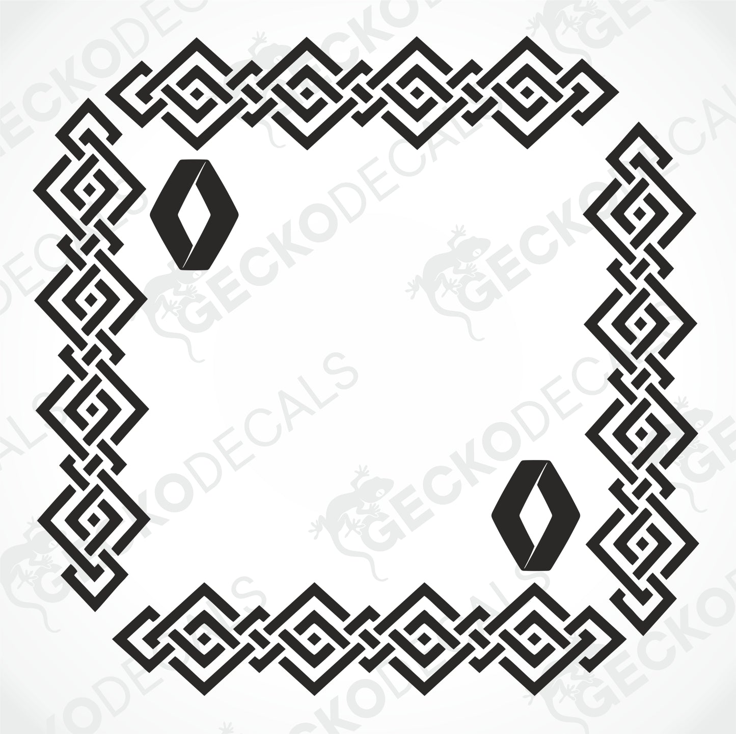 RENAULT SIDE WINDOW DECALS