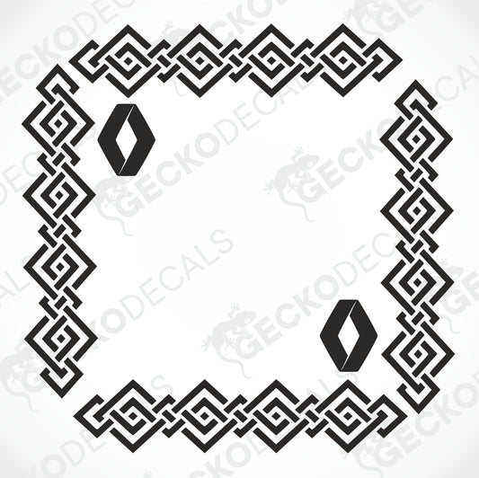 RENAULT SIDE WINDOW DECALS
