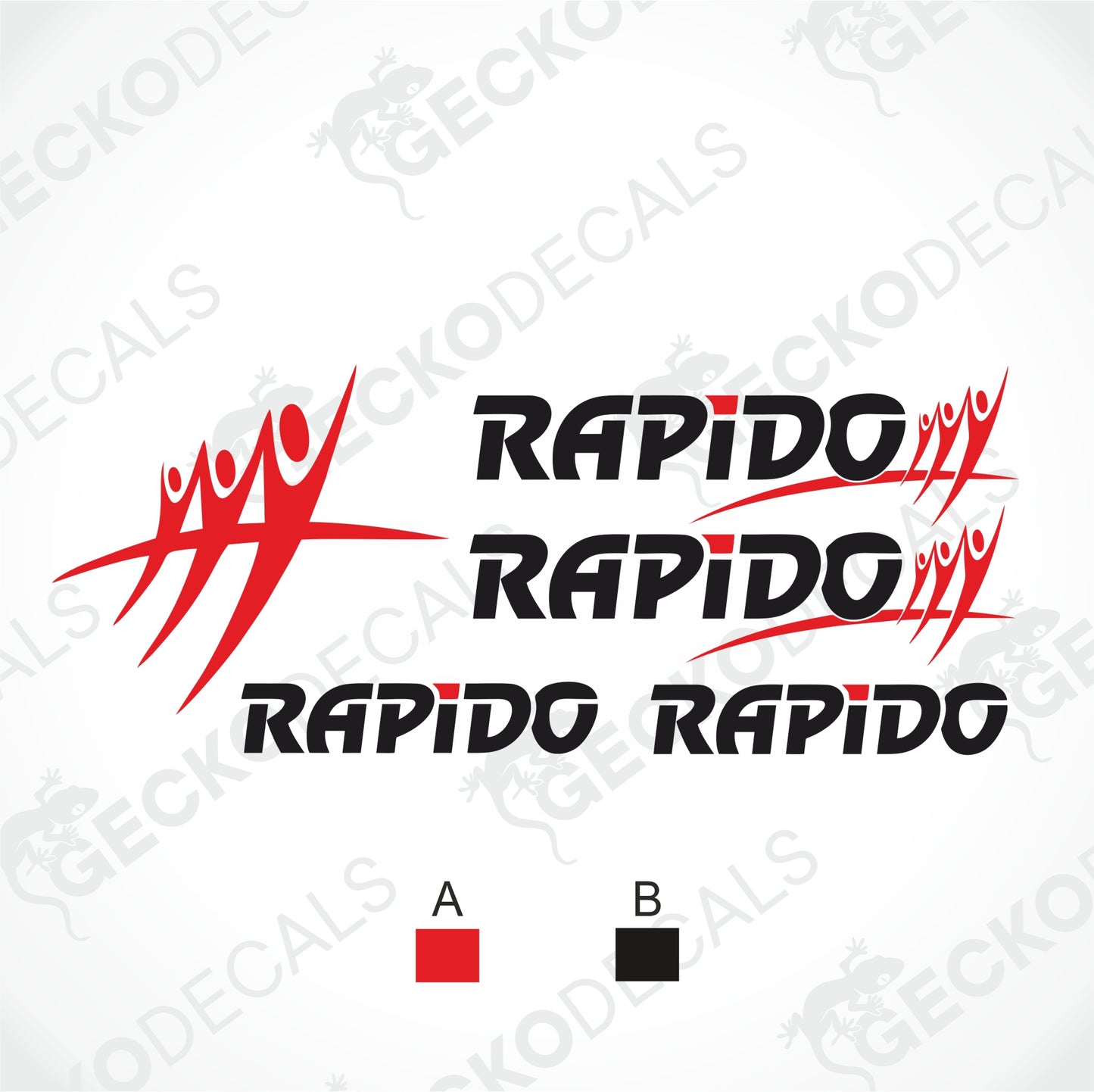 RAPIDO CARAVAN LOGO SET