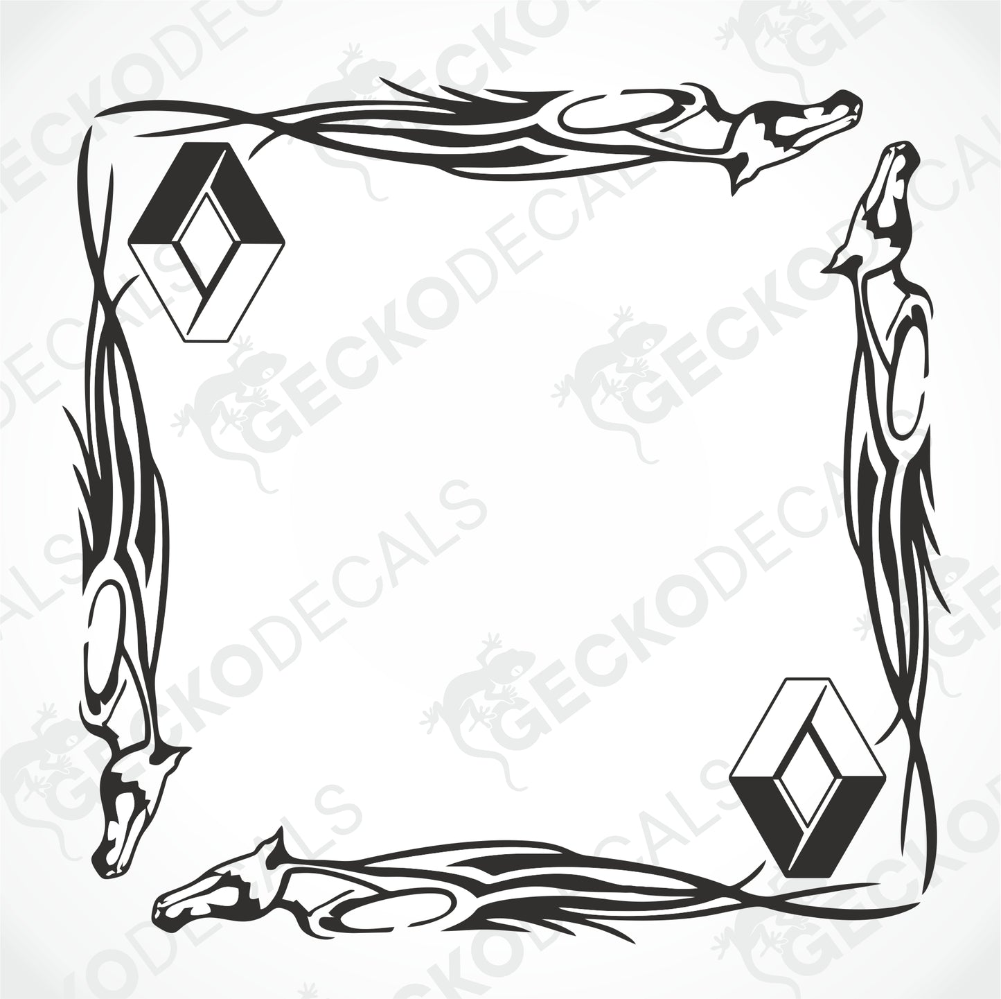RENAULT HÄST TRIBAL DEKALER SIDORUTA