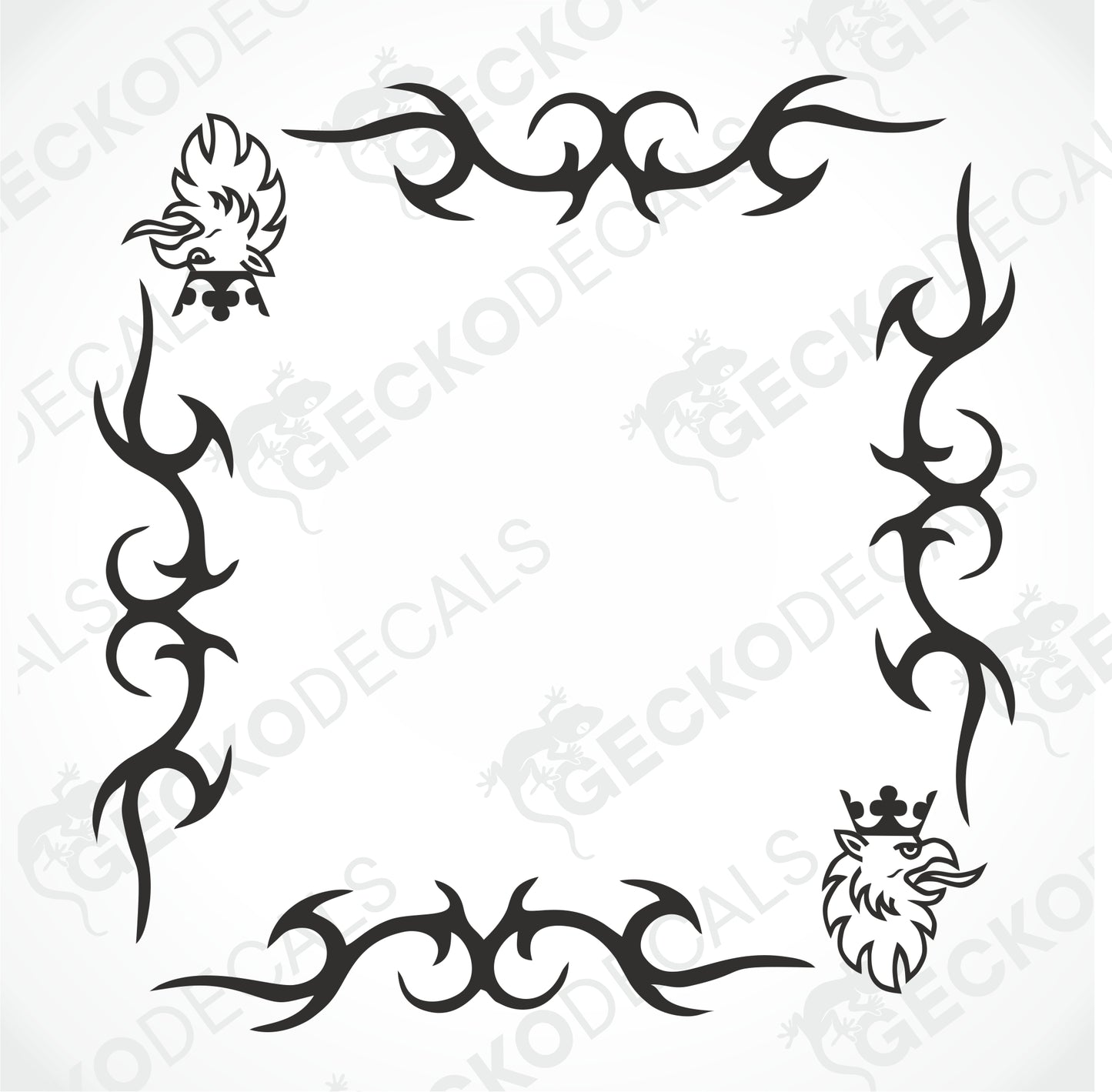 SCANIA TRIBAL SIDE WINDOW DECALS
