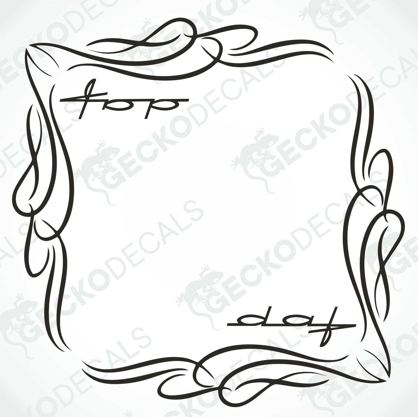 DAF SIDE WINDOW DECALS