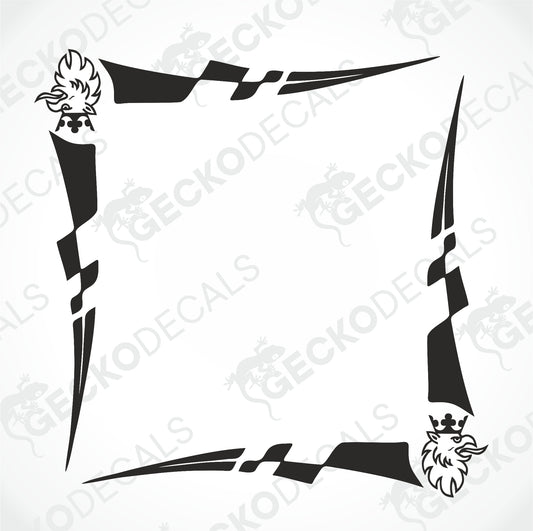 SCANIA SIDE WINDOW DECALS