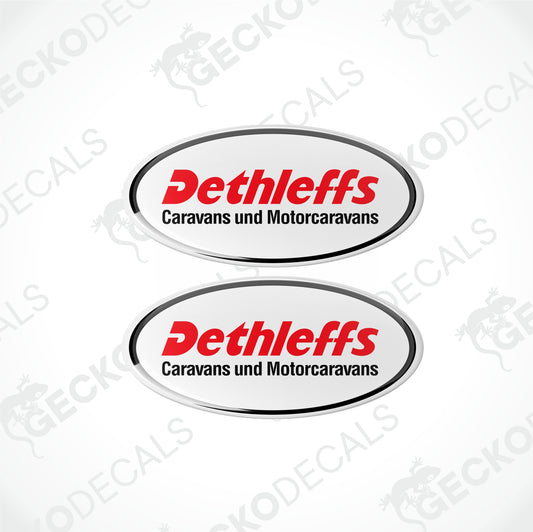 DETHLEFFS CARAVANS UND MOTORCARAVANS EPOXY DECALS