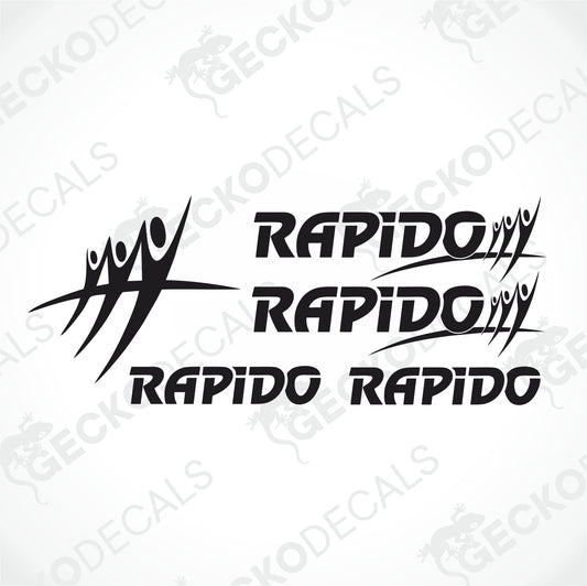 RAPIDO CARAVAN LOGO SET
