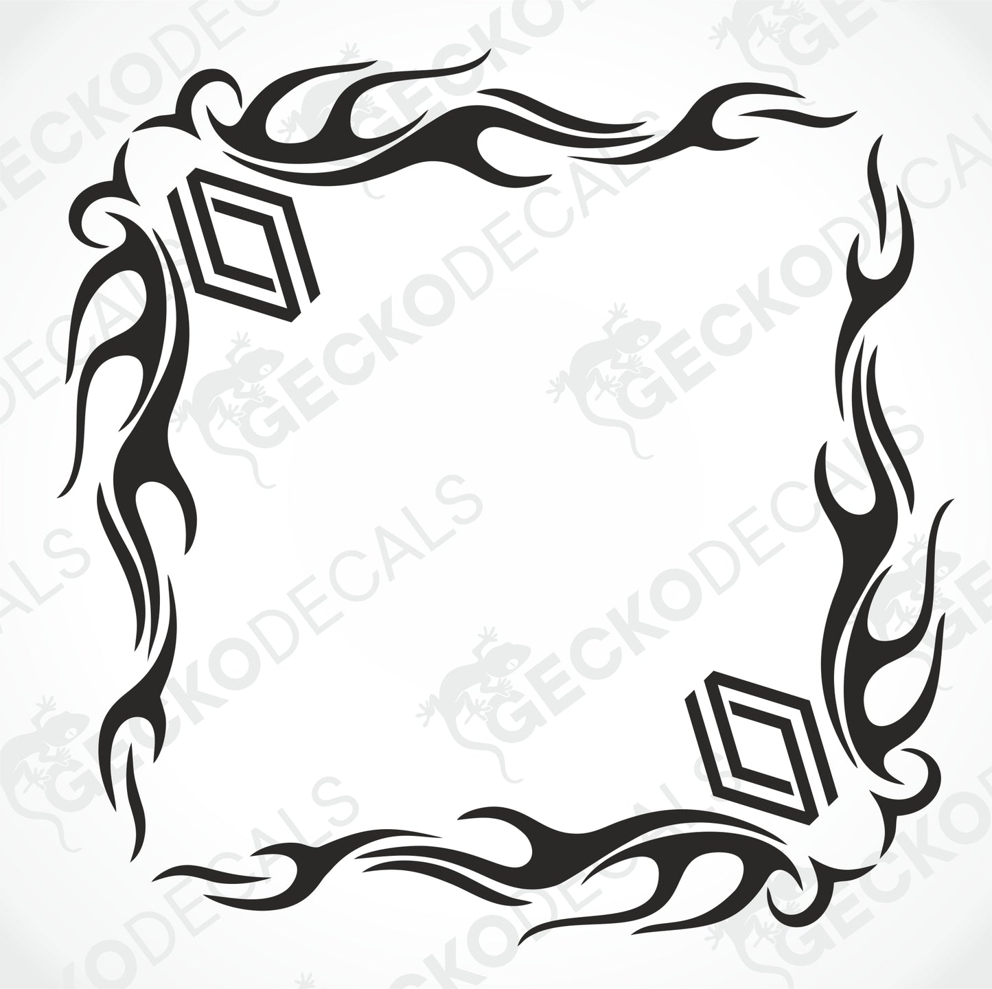 RENAULT TRIBAL SIDE WINDOW DECALS