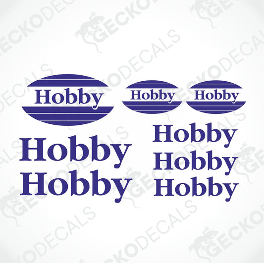 HOBBY CARAVANS LOGO SET