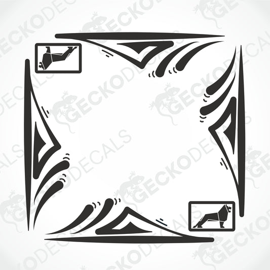 MAN SIDE WINDOW DECALS