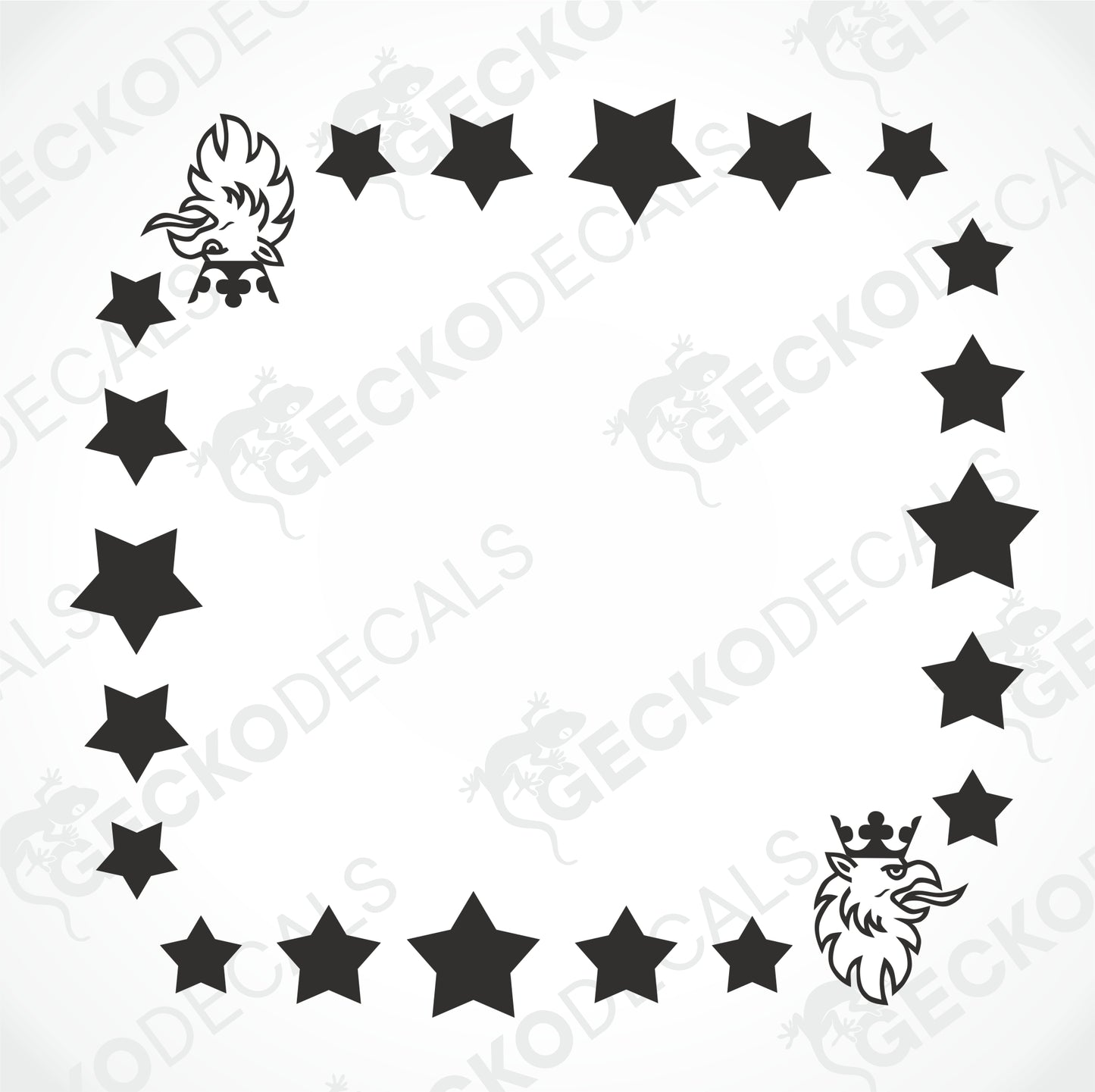 SCANIA STARS SIDE WINDOW DECALS