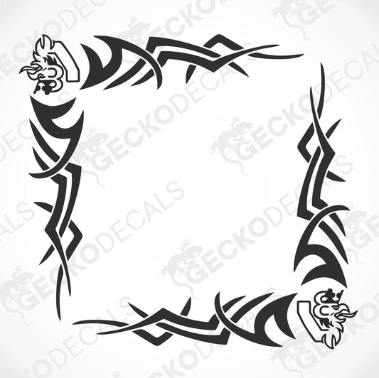SCANIA V8 SIDE WINDOW DECALS