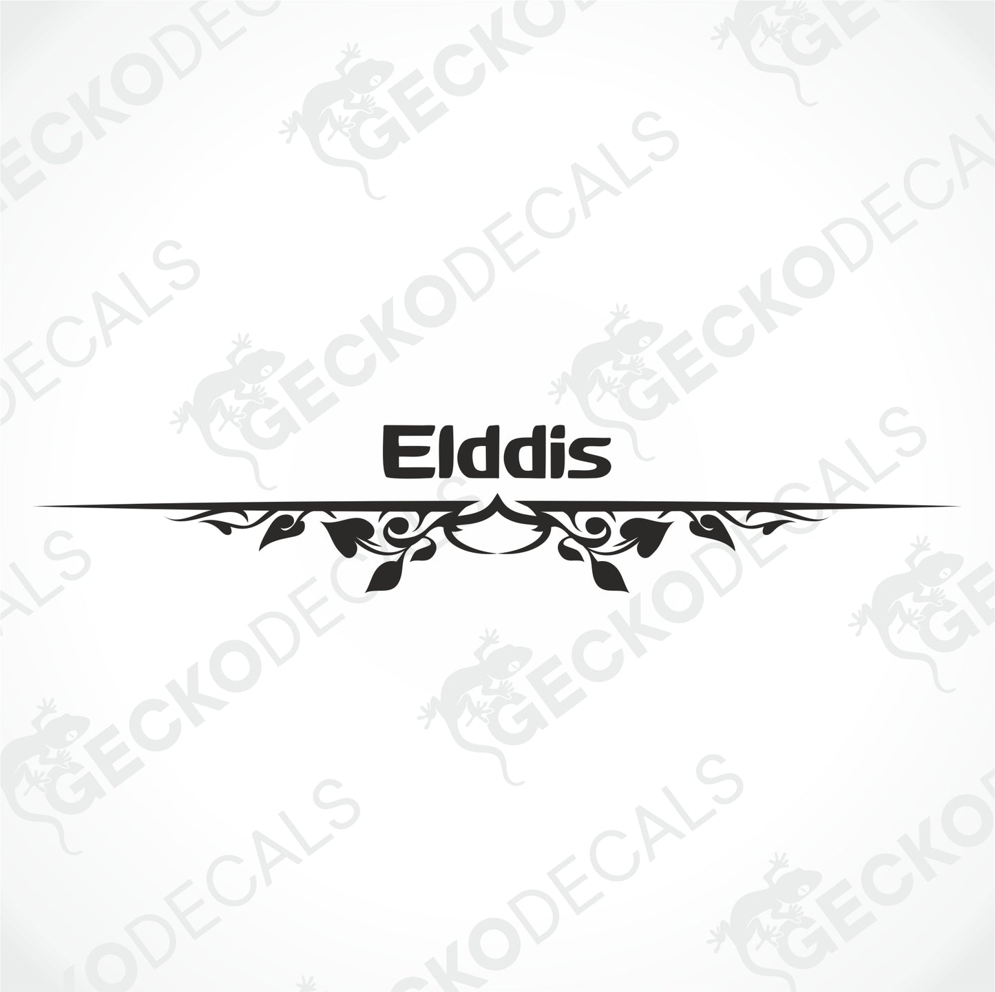 ELDDIS REAR DECAL