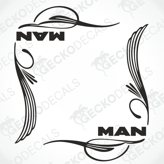 MAN SIDE WINDOW DECALS