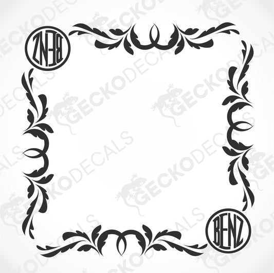 BENZ SIDE WINDOW DECALS