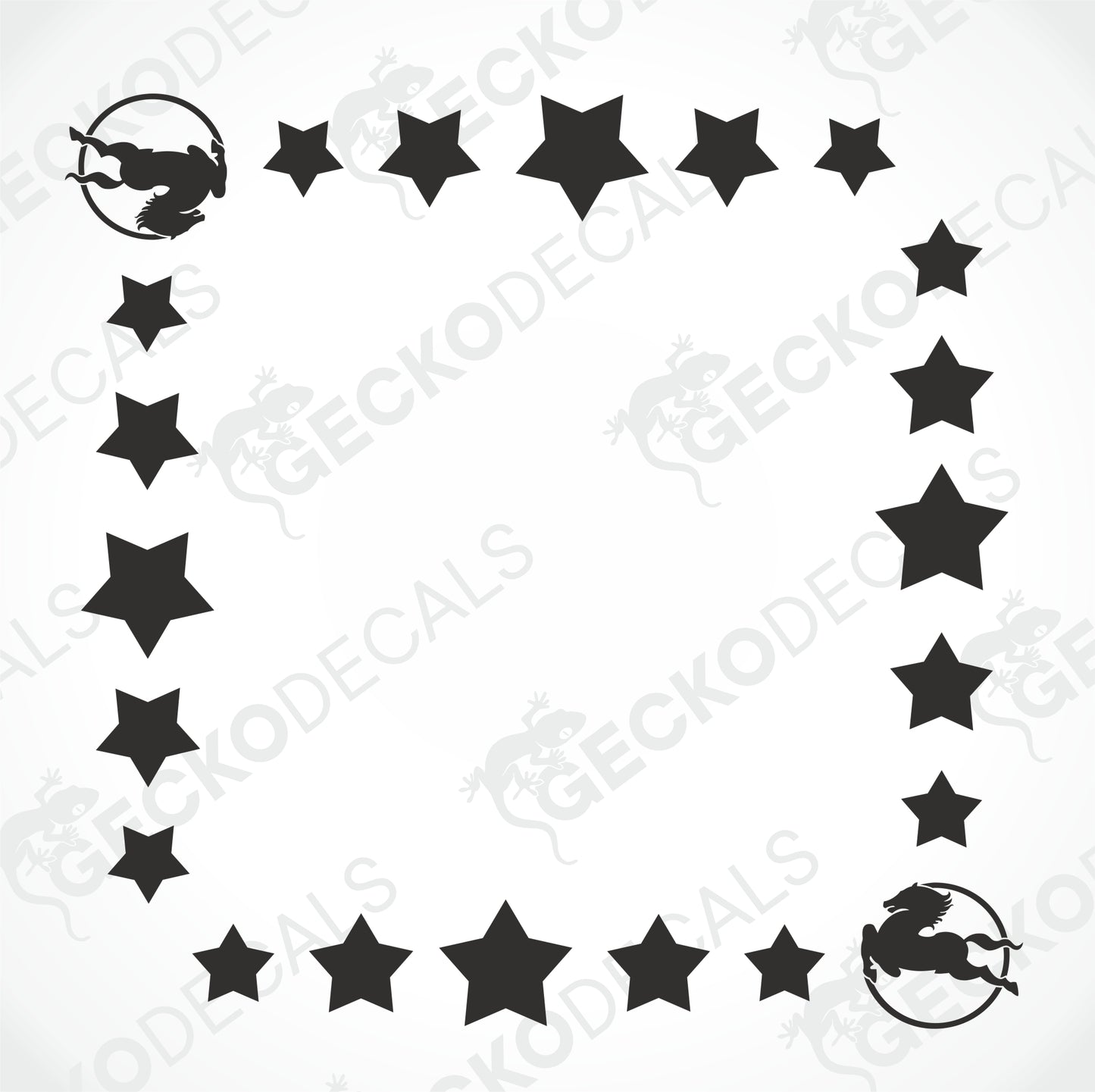 IVECO STARS SIDE WINDOW DECALS