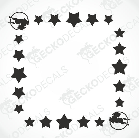 IVECO STARS SIDE WINDOW DECALS