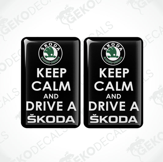 KEEP CALM AND DRIVE A ŠKODA