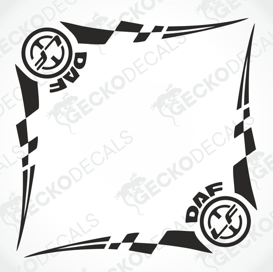 DAF LF SIDE WINDOW DECALS