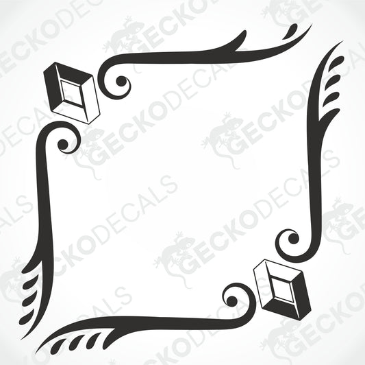 RENAULT TRIBAL SIDE WINDOW DECALS