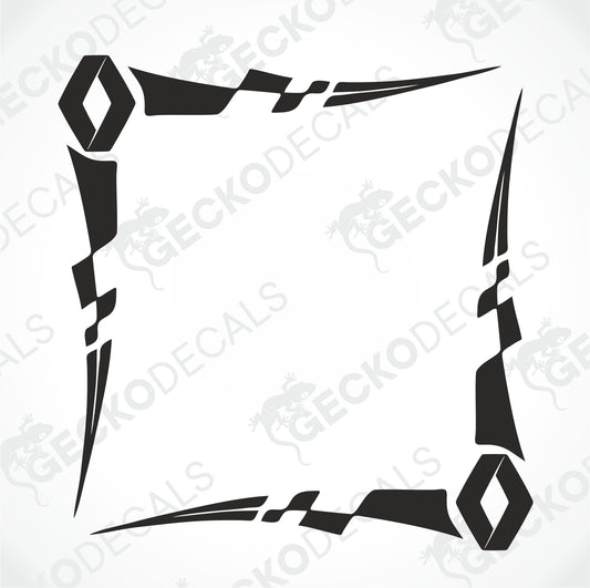 RENAULT SIDE WINDOW DECALS