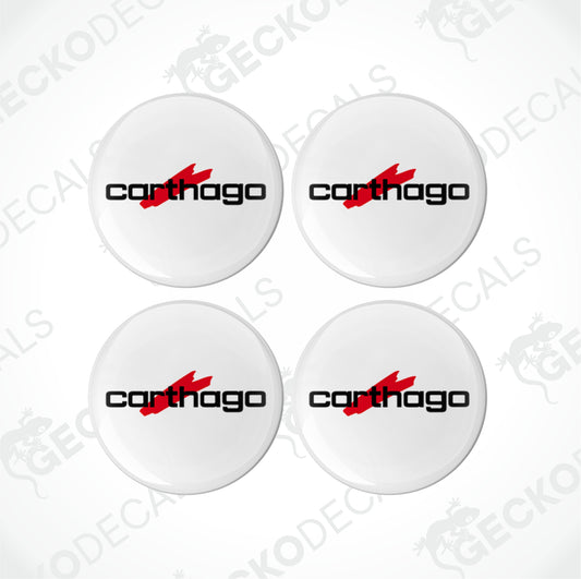 CARTHAGO CARAVANS WHEELS EPOXY DECALS