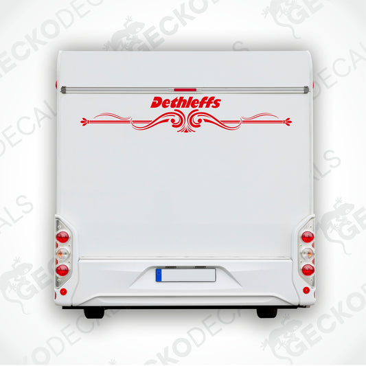DETHLEFFS REAR DECAL