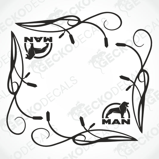 MAN SIDE WINDOW DECALS