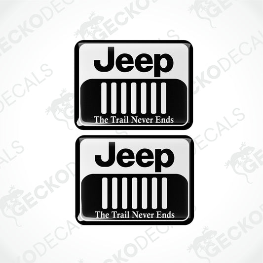 JEEP THE TRAIL NEVER ENDS