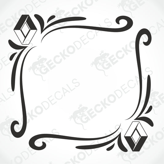 RENAULT TRIBAL SIDE WINDOW DECALS
