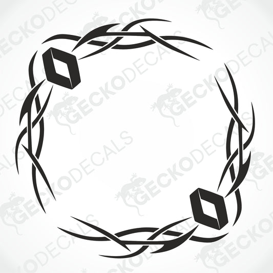 RENAULT TRIBAL SIDE WINDOW DECALS