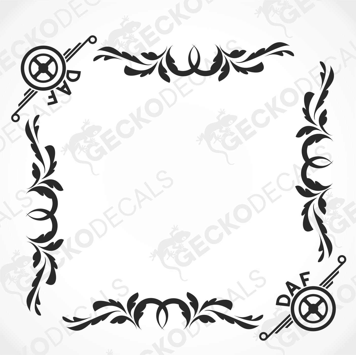 DAF SIDE WINDOW DECALS
