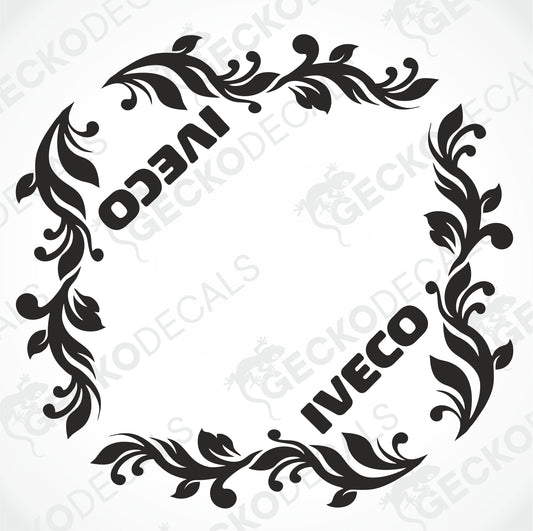 IVECO SIDE WINDOW DECALS