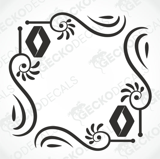 RENAULT SIDE WINDOW DECALS