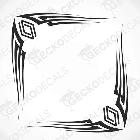 RENAULT TRIBAL SIDE WINDOW DECALS