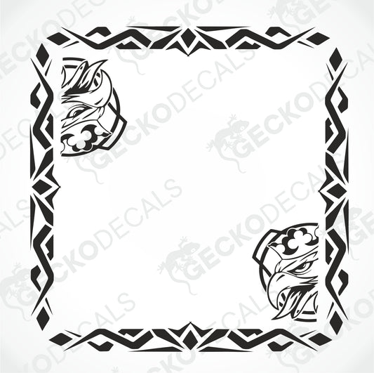 SCANIA GRIFFIN SIDE WINDOW DECALS