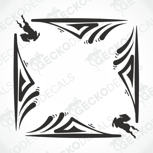 IVECO SIDE WINDOW DECALS