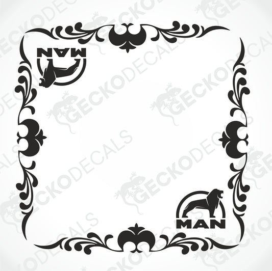 MAN SIDE WINDOW DECALS