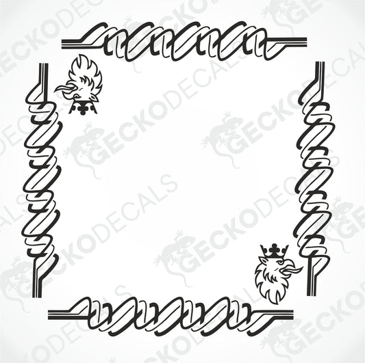 SCANIA SIDE WINDOW DECALS