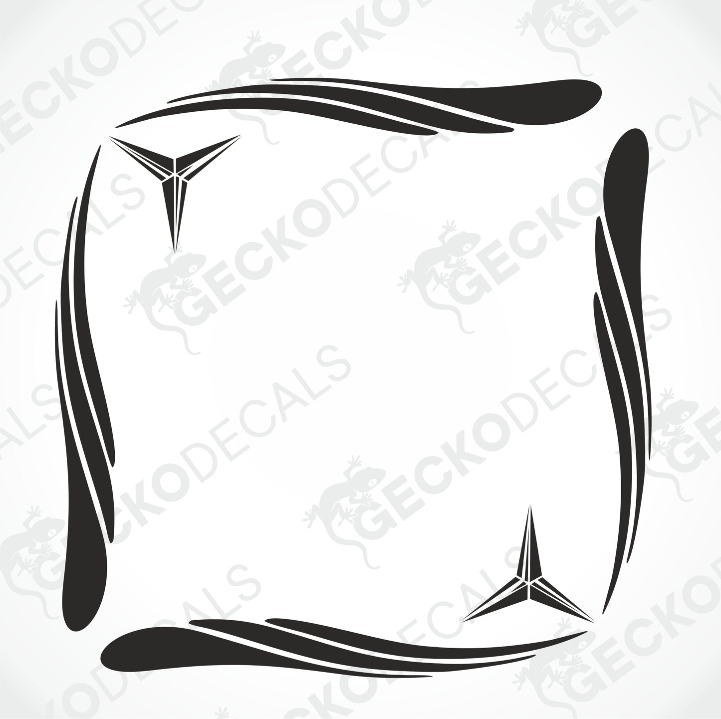 MERCEDES-BENZ TRIBAL SIDE WINDOW DECALS